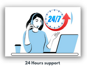 24 hours Support